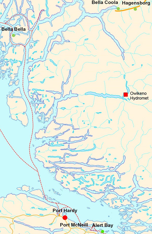 Owikeno Lake Location